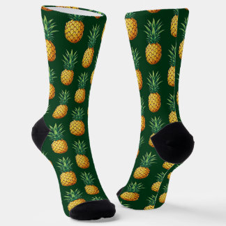 Pineapple fruit socks
