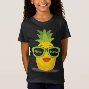 Pineapple Fruit Sunglasses Aloha Beaches Hawaii - T-Shirt