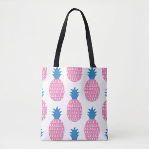 Pineapple Fun, Vintage Seamless Design. Tote Bag