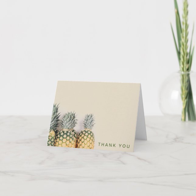 Pineapple Generic Thank You Card (Front)