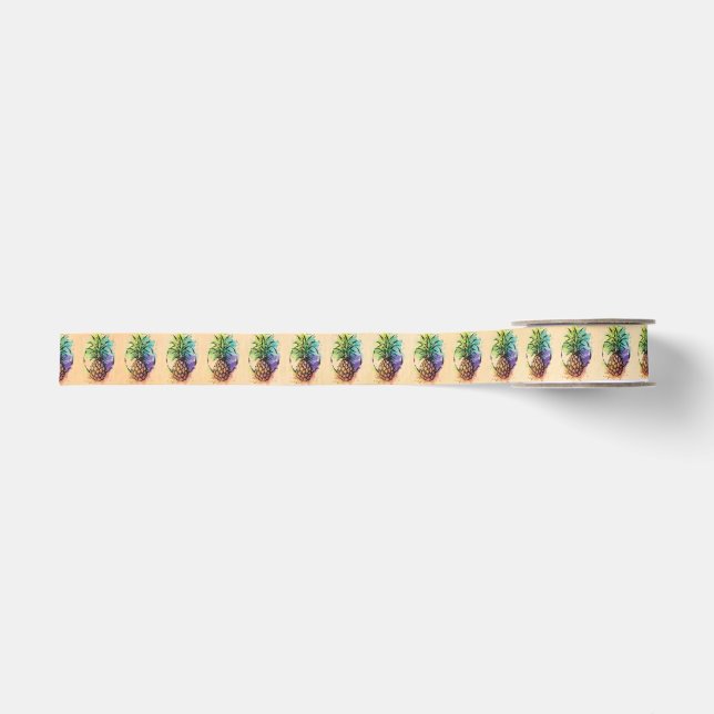 Pineapple Grosgrain Ribbon (Front)