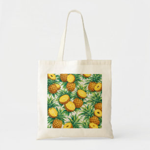 Pineapple Harvest Pattern Tote Bag