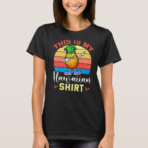 Pineapple Hawaiian  Tropical T-Shirt