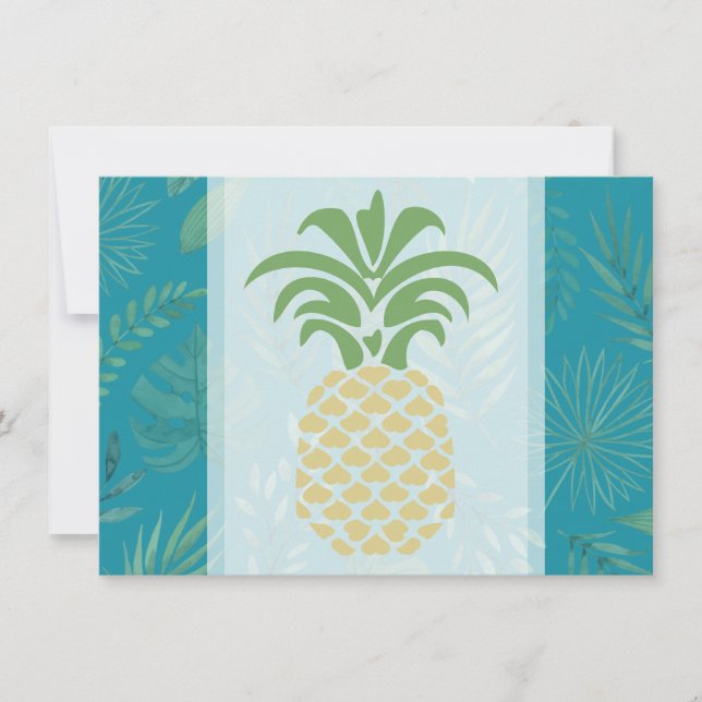 Pineapple Hearts Thank you Cards (Front)