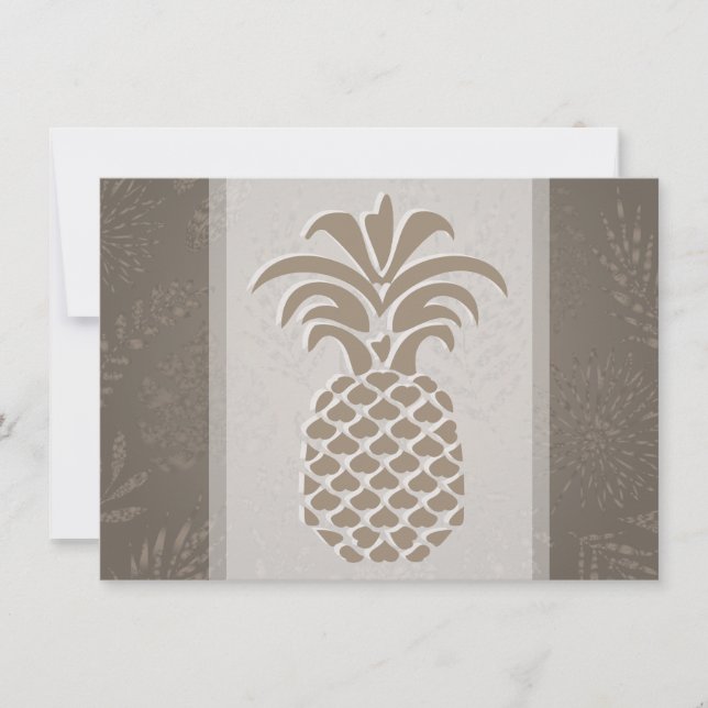 Pineapple Hearts Thank you Cards (Front)