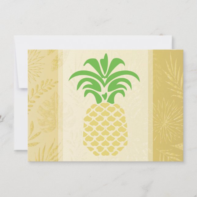 Pineapple Hearts Thank you Cards (Front)