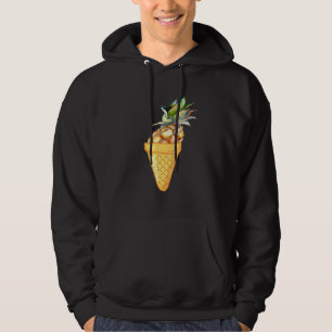 PINEAPPLE ICE CREAM - FRUIT AND ICE CREAM COLLECTI HOODIE