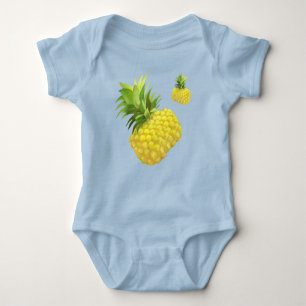 Pineapple Illustration Baby Bodysuit