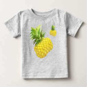 Pineapple Illustration Baby T-Shirt