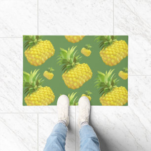 Pineapple Illustration Doormat