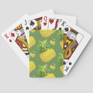 Pineapple Illustration Playing Cards