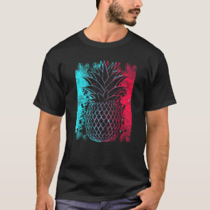 Pineapple In Techno Colour Festival Synthesizer Wh T-Shirt