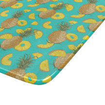 Pineapple In Turquoise Colour
