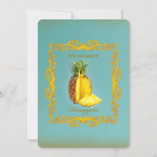 PINEAPPLE ~ Invitation Card
