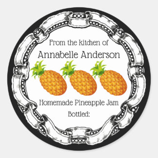Pineapple Jam Label Personalise