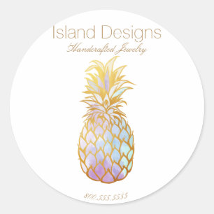 Pineapple Jewellery Packaging labels