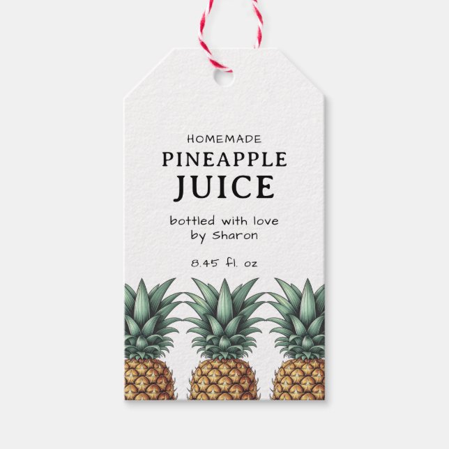 Pineapple Juice Label (Front)