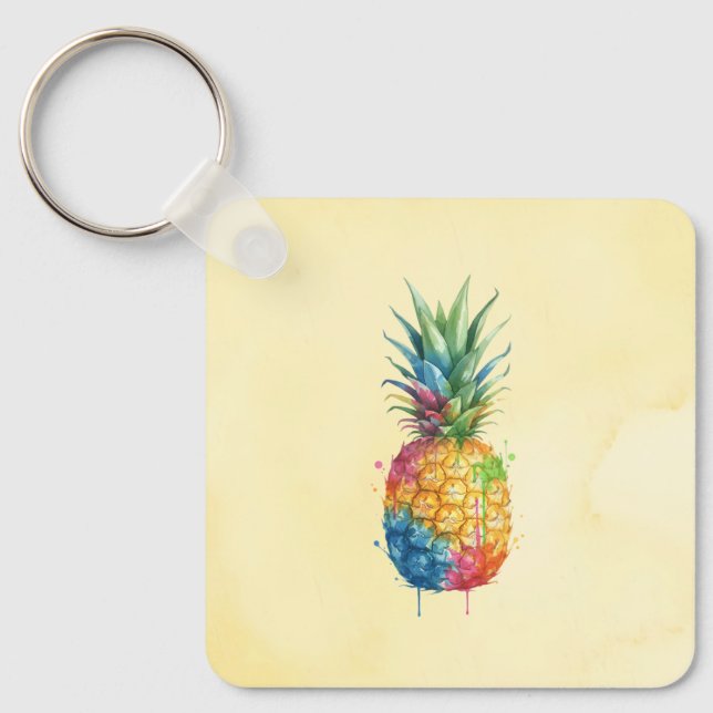 Pineapple Key Ring (Front)