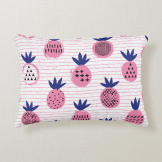 Pineapple kid design, vintage pattern. decorative cushion