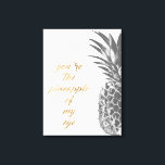 Pineapple Life II Canvas Print<br><div class="desc">Pineapple Life II by Studio W</div>