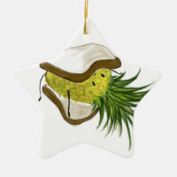 Pineapple Logo Star Ornament