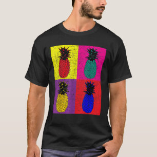 Pineapple Lover Exotic Fruit Summer Pop Art Pineap T-Shirt