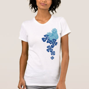 Pineapple Luau Gal's T-Shirts