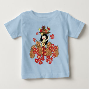 Pineapple Luau Toddlers & Infants T-Shirts
