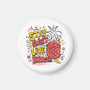 Pineapple Magnet Cute Tropical Fridge Magnet