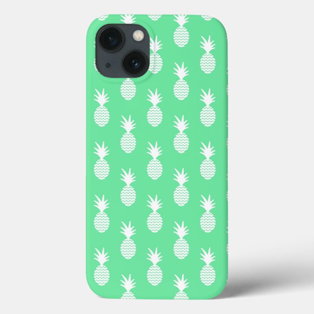 Pineapple Mint Pattern Case-Mate iPhone Case (Back)