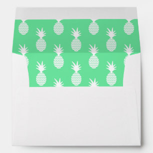 Pineapple Mint Pattern Envelopes