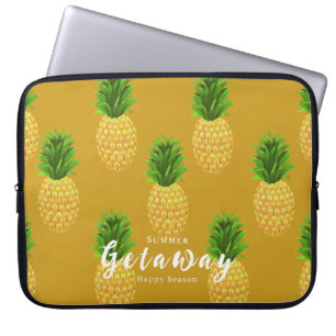 Pineapple Mustard Laptop Sleeve