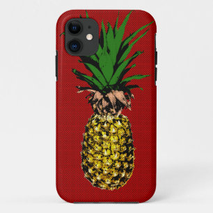 Pineapple Newsprint Image Case-Mate iPhone Case