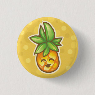 Pineapple^o^ 3 Cm Round Badge