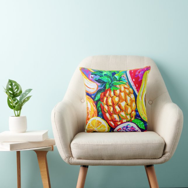 Pineapple Orange Banana Fruits. Buy Now Cushion (Chair)
