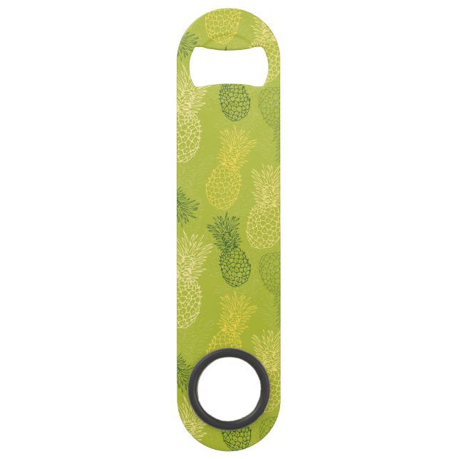 Pineapple Outline Pattern on Green (Front)