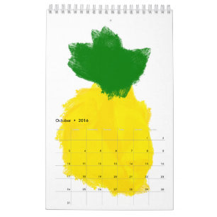 Pineapple Paint 2016 Calendar
