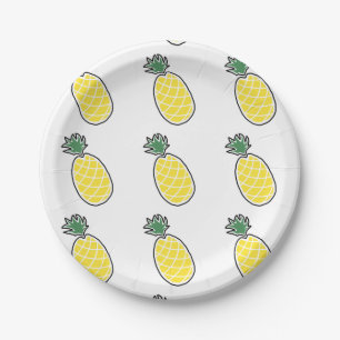 Pineapple Paper Plate