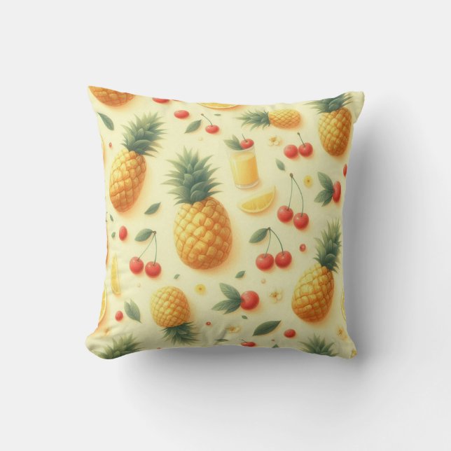 Pineapple Parade Cushion (Front)