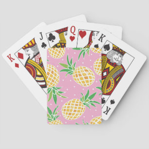 Pineapple Paradise: Tropical Pattern Playing Cards