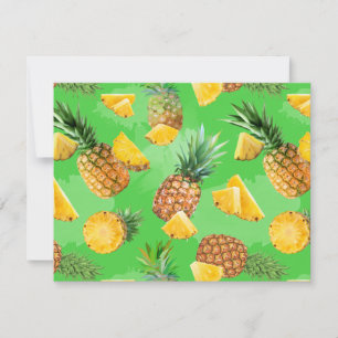 Pineapple Pattern 6 Card