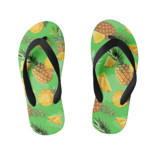 Pineapple Pattern 6 Kid's Jandals