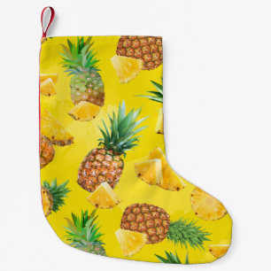 Pineapple Pattern 7 Small Christmas Stocking