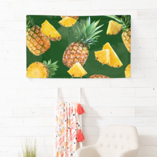 Pineapple Pattern 9 Banner