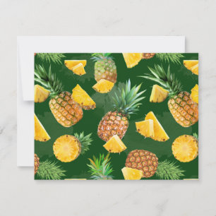 Pineapple Pattern 9 Card