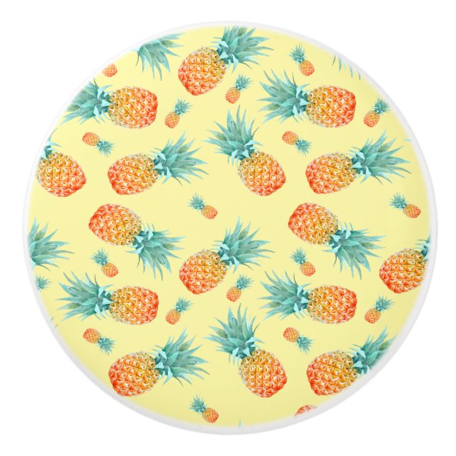 Pineapple Pattern Ceramic Knob (Front)