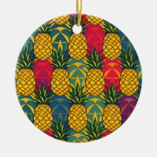 Pineapple Pattern Ceramic Tree Decoration
