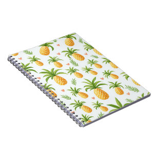 pineapple pattern design notebook