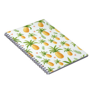 pineapple pattern design notebook