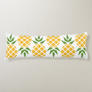Pineapple Pattern   Editable Background Colour Body Cushion
